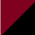 burgundy/black
