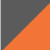 Charcoal/orange crush