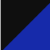 jet black/sapphire blue