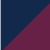 Oxford navy/burgundy