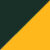 Forest green/gold