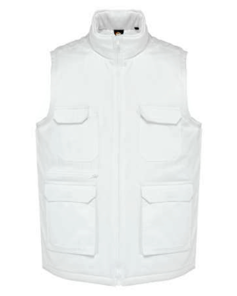 UNISEX PADDED MULTI-POCKET POLYCOTTON VEST - Image 11