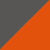 Dark grey/orange