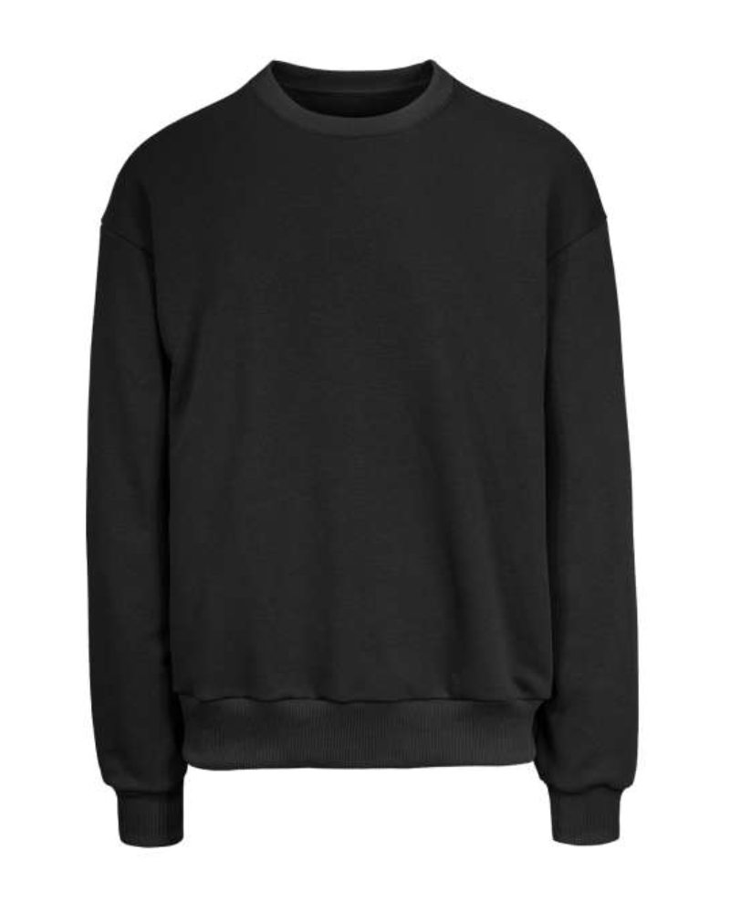 DIAGONAL FRENCH TERRY CREWNECK SWEATSHIRT